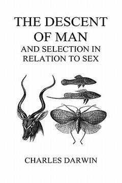 portada the descent of man and selection in relation to sex (volumes i and ii, hardback) (en Inglés)