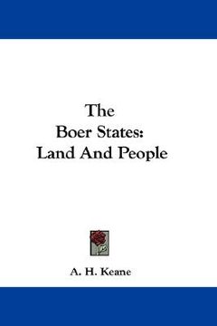 portada the boer states: land and people (en Inglés)