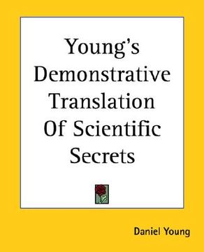 portada young's demonstrative translation of scientific secrets (in English)