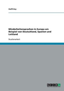 portada Minderheitensprachen in Europa am Beispiel von Deutschland, Spanien und Lettland (German Edition)