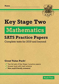 portada New ks2 Maths Sats Practice Papers: Pack 2 (For the Tests in 2019) (Cgp ks2 Sats Practice Papers) (en Inglés)