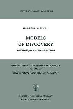 portada Models of Discovery: And Other Topics in the Methods of Science (en Inglés)