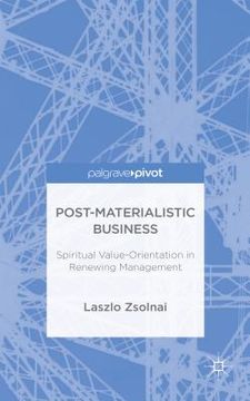 portada Post-Materialist Business: Spiritual Value-Orientation in Renewing Management (en Inglés)