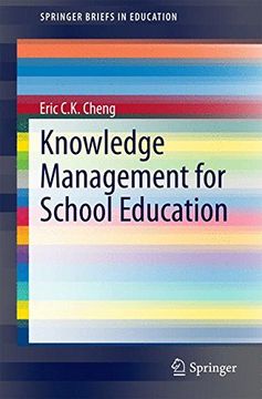 portada Knowledge Management for School Education (Springerbriefs in Education) (in English)