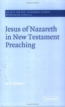 portada Jesus of Nazareth in new Testament Preaching Paperback (Society for new Testament Studies Monograph Series) (en Inglés)