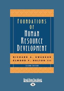 portada Foundations of Human Resource Development: Second Edition (Large Print 16pt [volume 2 of 2]) (en Inglés)