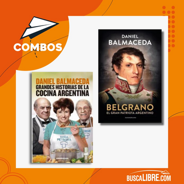 portada Pack GRANDES HISTORIAS DE LA COCINA ARGENTINA + BELGRANO, EL GRAN PATRIOTA ARGENTINO (in Spanish)