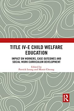 portada Title Iv-E Child Welfare Education (en Inglés)