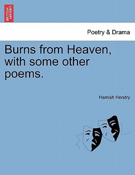 portada burns from heaven, with some other poems.