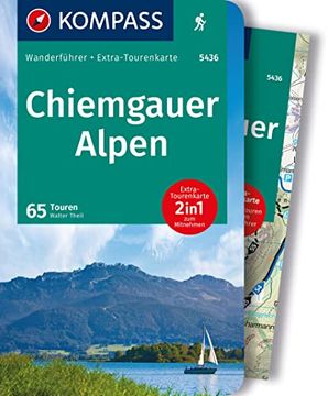 portada Kompass Wanderführer Chiemgauer Alpen, 65 Touren mit Extra-Tourenkarte, Gpx-Daten zum Download (in German)