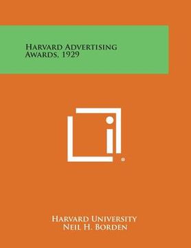 portada Harvard Advertising Awards, 1929 (in English)