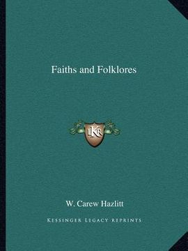 portada faiths and folklores (en Inglés)