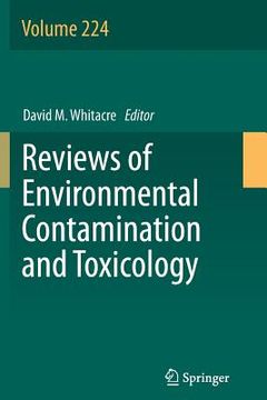 portada Reviews of Environmental Contamination and Toxicology Volume 224