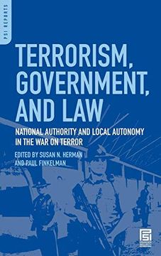 portada Terrorism, Government, and Law: National Authority and Local Autonomy in the war on Terror (Praeger Security International) (en Inglés)