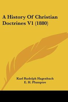 portada a history of christian doctrines v1 (1880)