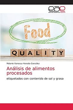 portada Análisis de Alimentos Procesados: Etiquetados con Contenido de sal y Grasa