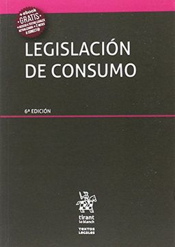 portada Legislación de Consumo 6ª Edición 2017 (Textos Legales)