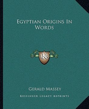 portada egyptian origins in words (en Inglés)