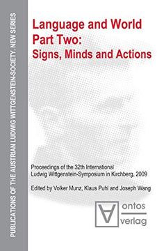 portada Language and World, Part 2, Signs, Minds and Actions (Publications of the Austrian Ludwig Wittgenstein Society - new Series) (en Inglés)