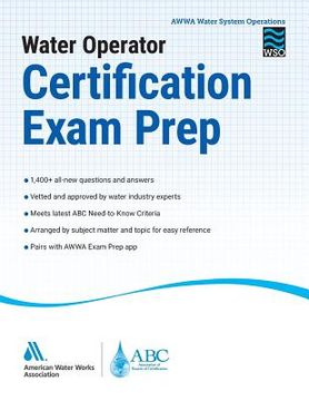 portada Water Operator Certification Exam Prep (en Inglés)