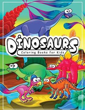 portada Dinosaur Coloring Books for kids 3-8 (en Inglés)