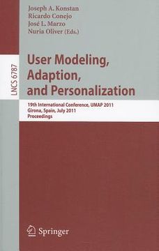portada user modeling, adaptation, and personalization