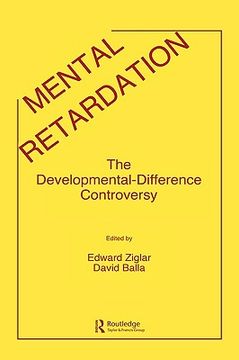 portada mental retardation: the developmental-difference controversy