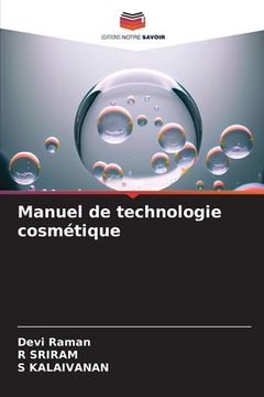 portada Manuel de technologie cosmétique (en Francés)