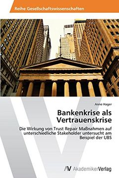 portada Bankenkrise ALS Vertrauenskrise