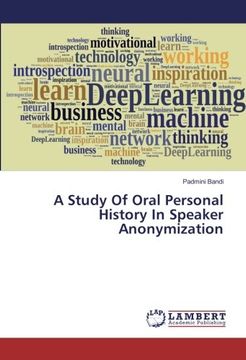 portada A Study Of Oral Personal History In Speaker Anonymization