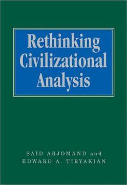 portada Rethinking Civilizational Analysis (en Inglés)