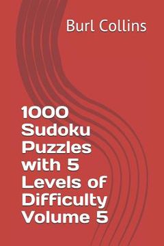 portada 1000 Sudoku Puzzles with 5 Levels of Difficulty Volume 5 (in English)
