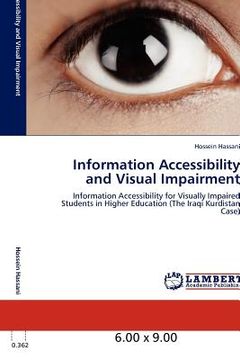 portada information accessibility and visual impairment (en Inglés)