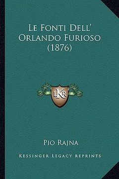 portada Le Fonti Dell' Orlando Furioso (1876) (in Italian)