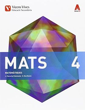 portada Mats 4 (Matematiques) eso Aula 3d (in Catalá)