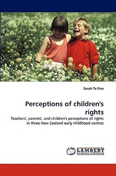 portada perceptions of children's rights (en Inglés)