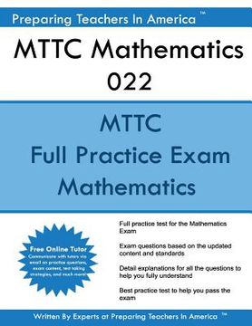 portada MTTC Mathematics 022: MTTC Math Michigan Test For Teacher Certification (in English)