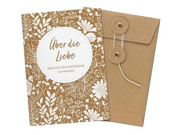 portada Über die Liebe - a6 Heft (in German)