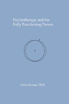 portada psychotherapy and the fully functioning person (en Inglés)