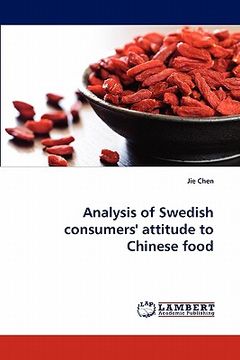 portada analysis of swedish consumers' attitude to chinese food (en Inglés)