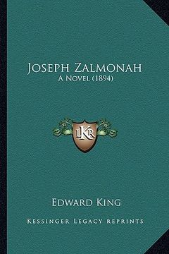 portada joseph zalmonah: a novel (1894) a novel (1894)