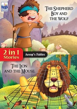 portada Aesop Fables: The Shepherd boy AND The Lion (in English)