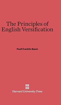 portada The Principles of English Versification (en Inglés)
