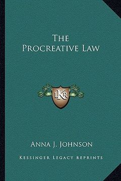 portada the procreative law (in English)