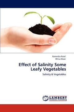 portada effect of salinity some leafy vegetables (en Inglés)