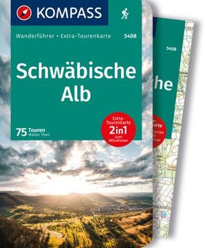 portada Kompass Wanderführer Schwäbische Alb, 75 Touren (en Alemán)