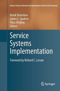 portada Service Systems Implementation (en Inglés)