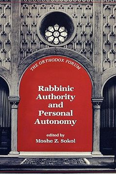 portada rabbinic authority & personal (in English)