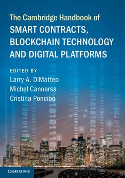 portada The Cambridge Handbook of Smart Contracts, Blockchain Technology and Digital Platforms (Cambridge law Handbooks) (in English)