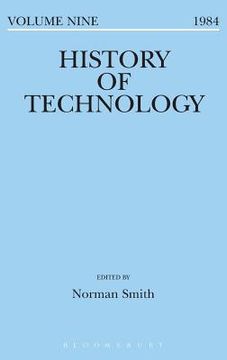 portada History of Technology Volume 9 (en Inglés)